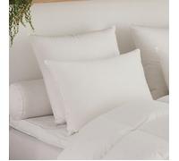 DODO | Oreiller Micro Green Medium 60x60 | Sensation Duvet Gonflant | Enveloppe Percale de Coton | Garnissage Éco-Responsable en Polyester Recyclé | Idéal pour Dormeurs Côté I Fabriqué en France