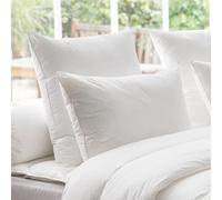 DODO - Oreiller Thermoduv Medium 40x60 cm - Anti-Acariens - Enveloppe en Coton Percale Naturel - Garnissage 70% Duvet d'oie Neuf - Soutien Douillet - Lavable en Machine à 40°C