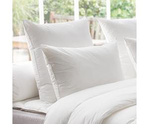 DODO - Oreiller Thermoduv Medium 50x70 cm - Anti-Acariens - Enveloppe en Coton Percale Naturel - Garnissage 70% Duvet d'oie Neuf - Soutien Douillet - Lavable en Machine à 40°C