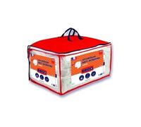 DODO Pack Couette chaude anti-acariens 220x240 cm + 2 oreillers 60x60 cm - Splendeur - Garnissage 100% volupt'air 350gr/m² - Bl