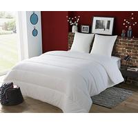 DODO - Pack Couette Tempérée 220x240 cm + 2 Oreillers 60x60 cm - Convient 2 Personnes - Tissu 100% Polyester - Garnissage Synthétique 100% Polyester Volupt'air - Lavable en Machine à 40°C