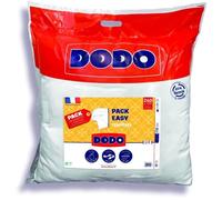 DODO Pack EASY - Couette tempérée 220 x 240 cm - 300 g/m² - 2 oreillers 60 x 60 cm - 1 housse de compression - Blanc