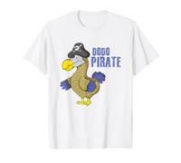 Dodo Pirate T-Shirt Graphique avec Valeur, Homme, Blanc, M