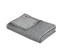 DODO I Plaid Coton Recyclé Caresse Ardoise - 120x180 I Douceur Exceptionnelle et Engagement Écoresponsable I Confort Durable et Élégant I Fabriqué en France