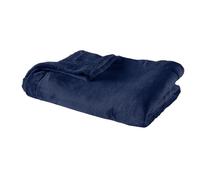 DODO - Plaid Polaire Extra Doux Bleu 130x170 cm - pour Canapé, Lit ou Fauteuil - Confort Durable et Élégant - 100% Polyester Microfibre - Lavable en Machine à 40°C
