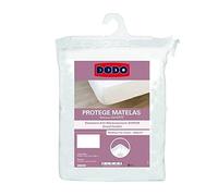 DODO - Protège-Matelas Absorbant Molleton Coton 90x190 cm - pour Lit 1 Personne - Drap Housse, Anti-Rétrécissement - Double Face en 100% Coton - Lavable en Machine à 95°C