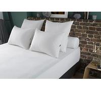 DODO - Protège-Matelas Imperméable Anti-Acariens et Antibactérien 160x200 cm - Forme Drap Housse - Double Face en 100% Coton Molleton et en PVC - Lavable en Machine à 40°C