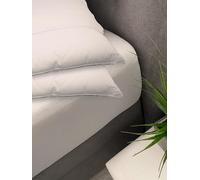 DODO - Protège-Oreiller Protect'Or 60x60 cm - pour Oreiller Carré - Protection Literie - Finition Portefeuille - en 98% Coton Molleton Doux - Lavable en Machine à 40°C