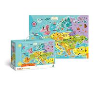 Dodo - Puzzle carte de l’Europe de 100 pièces pour enfants de 5 ans et plus - Cadeau éducatif pour garçons et filles