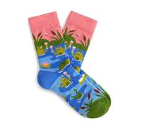 Dodo socks - Chaussettes amusantes et colorées en coton - Unisexe pour femmes, hommes - Grand choix de motifs drôles (grenouille, dino, chats, Noël) - Qualité premium - Idée cadeau Happy Socks, 42-43