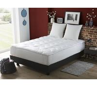 DODO - Surmatelas 5 cm - Surconfort Reflex 90 x 190 cm - Fibre Hollofil | 600g/m² - Gonflant Nuage - Enveloppe Polycoton - Piquage Vagues - Lavable 40°C