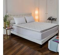 DODO - Surmatelas Luxe à Mémoire de Forme 160x200 cm - Lit 2 Personnes - Soutien Medium - Tissu 100% Polyester - Garnissage Mousse à Mémoire de Forme - Fixation Élastique