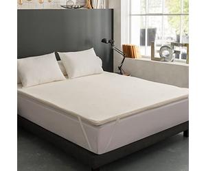DODO - Surmatelas VISCOVEGETAL 140x190 cm - Lit 2 Personnes - Soutien Medium - Mousse en Machine à Mémoire de Forme Viscoélastique - Composition 68% Polyester, 32% Viscose - Fixation Élastique