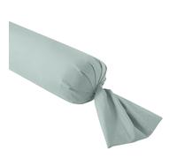 DODO - Taie de traversin 160cm - Influence - Glacier - Percale de Coton - Toucher Lisse & Doux - Élégance Intemporelle - Finition Parement de 5 cm - Extra Easy Care - Lavable 60°C
