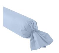 DODO - Taie de traversin 160cm - Studio - Givre - 100% Coton | Uni Intemporel - Douceur & Légèreté - Respirant - Parement de 8 cm - Lavable 60°C
