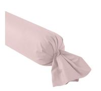 DODO - Taie de traversin 160cm - Studio - Poudre - 100% Coton | Uni Intemporel - Douceur & Légèreté - Respirant - Parement de 8 cm - Lavable 60°C