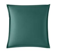 DODO - Taie d'oreiller 60x60cm - Influence - Forêt - Percale de Coton | Toucher Lisse & Doux - Élégance Intemporelle - Extra Easy Care - Volant plat 2,5 cm - Lavable 60°C