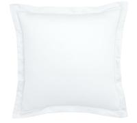 DODO | Taie d'oreiller Partition Satin de Coton Coloris Blanc