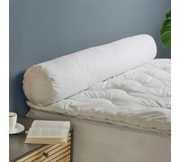 DODO - Traversin Extra Volume Ferme 140 cm - Percale 100% Coton - Garnissage Synthétique Polyester Fibre Creuse Siliconée - Soutien Ferme - Lavable en Machine à 40°C
