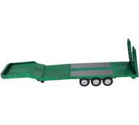 Dodoore Remorque RC à l'échelle 1:18, compatible avec le tracteur de selle télécommandé 1501 avec cadre de support de levage et rabat de chargement abaissable pour un transport et une présentation