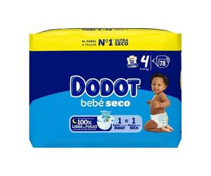 Dodot Etapas Pañales Talla 4 9-14kg 78uds