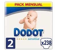 Dodot Sensitive Couches pour bébéTaille 2 (4 - 8 kg) 238 couches