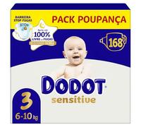 DODOT TAILLE 3 SENSITIVE 168 UNITÉS PACK XXL
