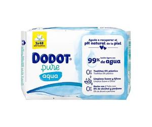 Dodot Toallitas Cuidado Total Aqua 3x48uds