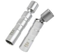 DODUOS 2pcs Clé à Bougie d'Allumage 14mm/16mm,Clé de Retrait de Bougie d'Allumage,Outil de Retrait,Clé à Douille pour Bougie d'Allumage,Entraînement Magnétique à 12 Points pour Plus d'Automobile