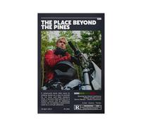 doegka Poster de film vintage classique The Place Beyond The Pines - Décoration murale pour salon, chambre à coucher - 50 x 75 cm