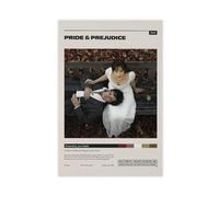 doegka Poster sur toile de film d'amour romantique - Orgueil et préjugés - Décoration pour chambre à coucher, bureau, chambre - Cadeau - 30 x 45 cm