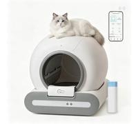 DOEL 2026 Bac à litière intelligent autonettoyant amélioré, grande capacité 65L, toilette automatique pour chat, contrôle par application, compatible uniquement avec Wi-Fi 2.4G, compatible avec le BLA