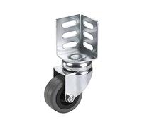 Döner + Helmer 770106 Roulette pivotante 50 x 21 mm Avec tôle coudée