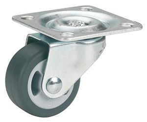 Döner + helmer Parquet Roue de Roulette, 30 x 14 mm, GL 2 K Gris, 790320