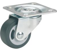 Döner + Helmer Parquet Wheel Castor Wheel, 30 X 14 Mm, Gl 2 K Grey, 790320