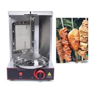 Dönergrill Grill Gyrosgrill vertical à la maison Barbecue rotatif 220 V 29,5 x 29,5 x 49 cm Gril à poulet Rôtisserie en acier inoxydable Convient pour GPL