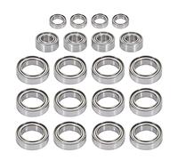 Doenfae Lot de 20 roulements BE001 BE002 BE003 pour JLB Racing Cheetah 11101 21101 J3 Vitesse 1/10 RC Pièces de voiture