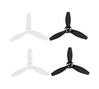 Doengdfo 4 HéLices Accessoires Lames de PièCes de Rechange pour Parrot Bebop 2 Drone Noir Blanc