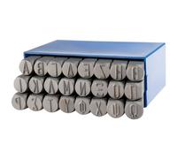 Dönges Lot de 24 tampons ronds grecques avec poinçon A-O Hauteur de police 6 mm