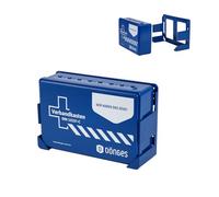 Dönges Trousse de premiers secours conforme à la norme DIN 13157 - Petite boîte de premiers secours avec support mural pratique - Mallette d'urgence adaptée pour l'entreprise, l'atelier ou la maison