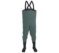Dönges Waders avec bottes de sécurité S5, taille 41 (bottes de sécurité, cuissardes d'inondation, pantalon de pionnier, pantalon de pêche, bottes de protection de travail)