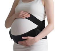 DOEOMK Ceinture Grossesse Femme Enceinte, Ceintures Abdominale Soutien Abdominal Et Dorsal, Pour Grossesse Post Partum Soulage Douleurs, Ceinture Lombaire Femme Enceinte Voiture (Noir, S)