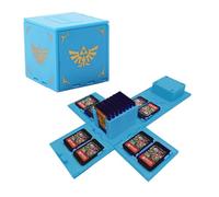 doepeBAE Boîte de Rangement pour 16 Jeux Switch - Étui Compact à Bouton Pop-Up - Protection Antichoc pour Cartouches de Jeux (A5)