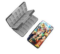 doepeBAE Rangement Switch Jeux, Boite Jeux Switch Rangement, Boite Rangement Jeux Switch, Doublure en Silicone, avec 48 Emplacements pour Cartes de Jeu et 48 Emplacements pour Cartes Micro SD (48I)