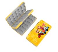 doepeBAE Rangement Switch Jeux, Boite Jeux Switch Rangement, Boite Rangement Jeux Switch, Doublure en Silicone, avec 48 Emplacements pour Cartes de Jeu et 48 Emplacements pour Cartes Micro SD (48A)