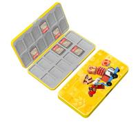 doepeBAE Rangement Switch Jeux, Boite Jeux Switch Rangement, Boite Rangement Jeux Switch, Doublure en Silicone, avec 24 Emplacements pour Cartes de Jeu et 24 Emplacements pour Cartes Micro SD (24A)