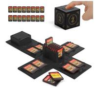doepeBAE Switch Étui pour cartes de jeu - Boîte de rangement extensible avec 16 emplacements (Z Noir)