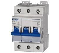 Doepke DLS 6I B20-3 Disjoncteur de protection de ligne 10kA, 3 pôles, caractéristique B, 20A (09916114)