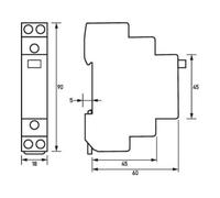 DOEPKE Doepke Interrupteur à impulsion 23 RS 230-100 Quantité:1