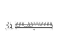 DOEPKE DOEPKE Rail de phase EV-S G 3/N.8.120 3 pôles 12 TE 63 A Quantité:1